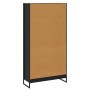 Estantería para libros 2 pcs Roble Negro 80 x 30 x 155 cm en Librerías y estanterías | Comprar online en Foru.es