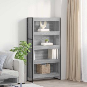 Estantería para libros 2 pcs Gris Sonoma 80 x 30 x 155 cm en Librerías y estanterías | Comprar online en Foru.es