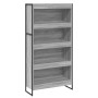 Estantería para libros 2 pcs Gris Sonoma 80 x 30 x 155 cm en Librerías y estanterías | Comprar online en Foru.es