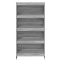 Estantería para libros 2 pcs Gris Sonoma 80 x 30 x 155 cm en Librerías y estanterías | Comprar online en Foru.es