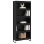 Estantería para libros 2 pcs Roble Negro 80 x 30 x 155 cm en Librerías y estanterías | Comprar online en Foru.es
