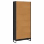 Estantería para libros 2 pcs Roble Negro 80 x 30 x 155 cm en Librerías y estanterías | Comprar online en Foru.es