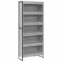 Estantería para libros 2 pcs Gris Sonoma 80 x 30 x 155 cm en Librerías y estanterías | Comprar online en Foru.es