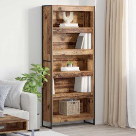 Estantería para libros 2 pcs Madera Vieja 80 x 30 x 155 cm en Librerías y estanterías | Comprar online en Foru.es