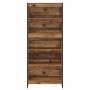 Estantería para libros 2 pcs Madera Vieja 80 x 30 x 155 cm en Librerías y estanterías | Comprar online en Foru.es