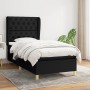 Cama box spring con colchón tela negro 80x200 cm de vidaXL, Camas y somieres - Ref: Foro24-3128719, Precio: 324,51 €, Descuen...