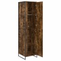 Armario 2 pcs Roble Humo 50 x 50 x 200 cm Madera contrachapada en Armarios roperos | Comprar online en Foru.es
