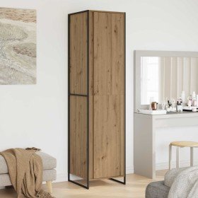 Armario con puerta 2 pcs Roble Artesanal 50 x 50 x 200 cm en Armarios roperos | Comprar online en Foru.es