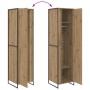 Armario con puerta 2 pcs Roble Artesanal 50 x 50 x 200 cm en Armarios roperos | Comprar online en Foru.es