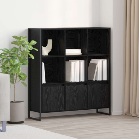 Estantería para libros 2 pcs Roble Negro 99,5 x 30 x 108,5 cm en Librerías y estanterías | Comprar online en Foru.es