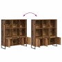 Estantería para libros 2 pcs Madera Vieja 99,5 x 30 x 108,5 cm en Librerías y estanterías | Comprar online en Foru.es