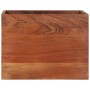 Estante de pared madera maciza de acacia 40x30x40 cm en Estanterías | Comprar online en Foru.es