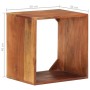 Estante de pared madera maciza de acacia 40x30x40 cm en Estanterías | Comprar online en Foru.es