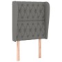 Cama box spring con colchón tela gris oscuro 80x200 cm de vidaXL, Camas y somieres - Ref: Foro24-3128718, Precio: 351,58 €, D...