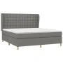 Box spring bed with dark gray fabric mattress 180x200 cm by vidaXL, Beds and slatted bases - Ref: Foro24-3128862, Price: 634,...
