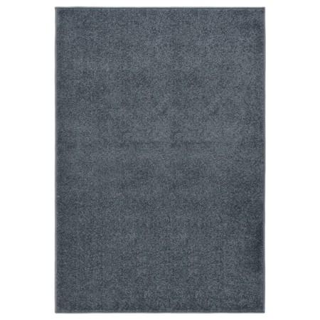 Alfombra de pelo corto gris antracita 160x230 cm en Alfombras | Comprar online en Foru.es