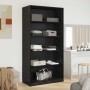 Armario Roble Negro 100 x 50 x 200 cm Madera contrachapada en Armarios roperos | Comprar online en Foru.es