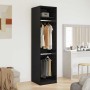 Armario Roble negro 50 x 50 x 200 cm Madera contrachapada en Armarios roperos | Comprar online en Foru.es