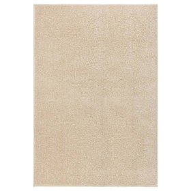 Alfombra de pelo corto beige 160x230 cm en Alfombras | Comprar online en Foru.es