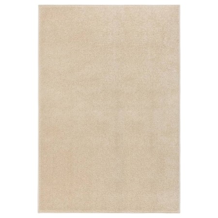 Alfombra de pelo corto beige 160x230 cm en Alfombras | Comprar online en Foru.es