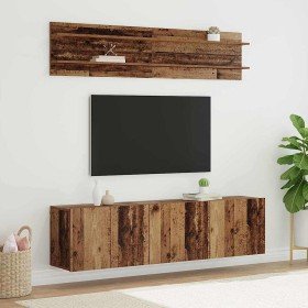 Unidades de TV 6 pcs Madera vieja Madera contrachapada en Muebles TV | Comprar online en Foru.es