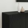 Unidades de TV 6 pcs Roble negro Madera contrachapada en Muebles TV | Comprar online en Foru.es