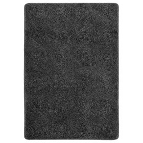 Alfombra peluda antideslizante gris oscuro 120x170 cm en Alfombras | Comprar online en Foru.es