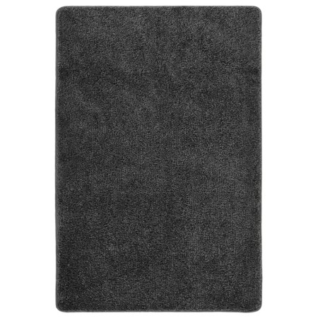 Alfombra peluda antideslizante gris oscuro 140x200 cm en Alfombras | Comprar online en Foru.es