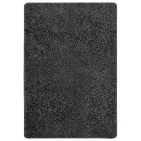 Alfombra peluda antideslizante gris oscuro 160x230 cm en Alfombras | Comprar online en Foru.es