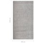 Alfombra peluda antideslizante gris claro 80x150 cm en Alfombras | Comprar online en Foru.es