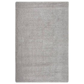 Alfombra peluda antideslizante gris claro 200x290 cm en Alfombras | Comprar online en Foru.es