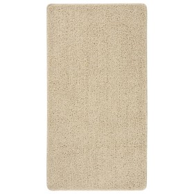 Alfombra peluda antideslizante color crema 80x150 cm en Alfombras | Comprar online en Foru.es
