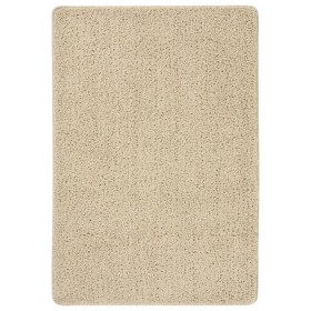 Alfombra peluda antideslizante color crema 160x230 cm en Alfombras | Comprar online en Foru.es