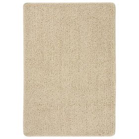Alfombra peluda antideslizante color crema 160x230 cm en Alfombras | Comprar online en Foru.es