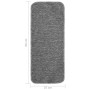 Alfombrillas de escalera 15 uds gris rectangular 60x25 cm en Hogar | Comprar online en Foru.es