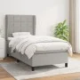Boxspringbett mit hellgrauer Stoffmatratze 80x200 cm von vidaXL, Betten und Lattenroste - Ref: Foro24-3127917, Preis: 311,39 ...