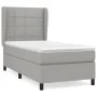 Boxspringbett mit hellgrauer Stoffmatratze 80x200 cm von vidaXL, Betten und Lattenroste - Ref: Foro24-3127917, Preis: 311,39 ...