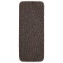 Alfombrillas de escalera 15 uds marrón rectangular 60x25 cm en Hogar | Comprar online en Foru.es