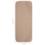 Alfombrillas de escalera 15 uds beige rectangular 60x25 cm en Hogar | Comprar online en Foru.es