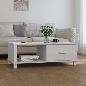 Mesa de centro HAMAR madera maciza de pino blanco 100x55x35 cm en Mesas de centro | Comprar online en Foru.es