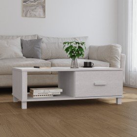 Mesa de centro HAMAR madera maciza de pino blanco 100x55x35 cm en Mesas de centro | Comprar online en Foru.es