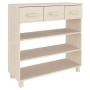 Mesa consola HAMAR madera maciza pino marrón miel 90x35x90 cm en Mesas auxiliares | Comprar online en Foru.es