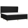 Cama box spring con colchón tela negro 200x200 cm de vidaXL, Camas y somieres - Ref: Foro24-3128391, Precio: 683,11 €, Descue...