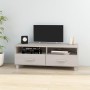Mueble de TV HAMAR madera maciza de pino blanco 106x40x40 cm en Muebles TV | Comprar online en Foru.es