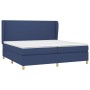 Cama box spring con colchón tela azul 200x200 cm de vidaXL, Camas y somieres - Ref: Foro24-3128395, Precio: 639,41 €, Descuen...