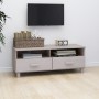 Mueble de TV HAMAR madera maciza de pino blanco 106x40x40 cm en Muebles TV | Comprar online en Foru.es