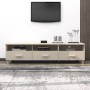 Mueble TV HAMAR madera de pino maciza marrón miel 158x40x40 cm en Muebles TV | Comprar online en Foru.es