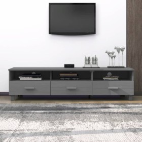 Mueble de TV HAMAR madera maciza pino gris oscuro 158x40x40 cm en Muebles TV | Comprar online en Foru.es