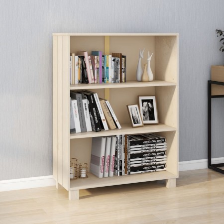 Estantería HAMAR madera pino maciza marrón miel 85x35x112 cm en Librerías y estanterías | Comprar online en Foru.es