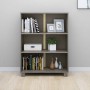 Estantería HAMAR madera maciza pino gris claro 85x35x112 cm en Librerías y estanterías | Comprar online en Foru.es